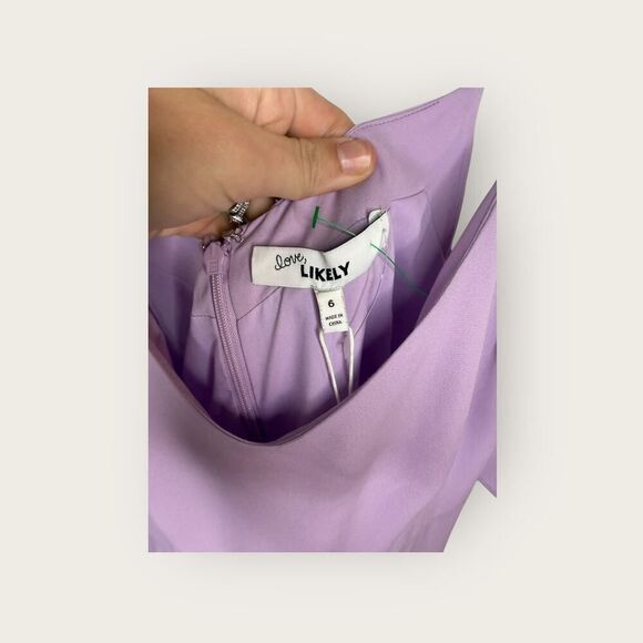 Likely x Revolve Emmy Bridesmaid Dress in Orchid Bloom Size 6 NWT $348 - Picture 6 of 8